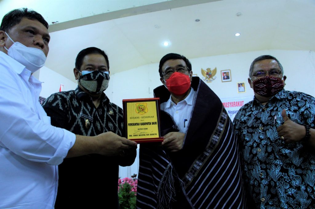 Bupati Dairi Sambut Kunjungan Kerja Anggota DPR RI Djarot Saiful Hidayat Ke Kabupaten Dairi