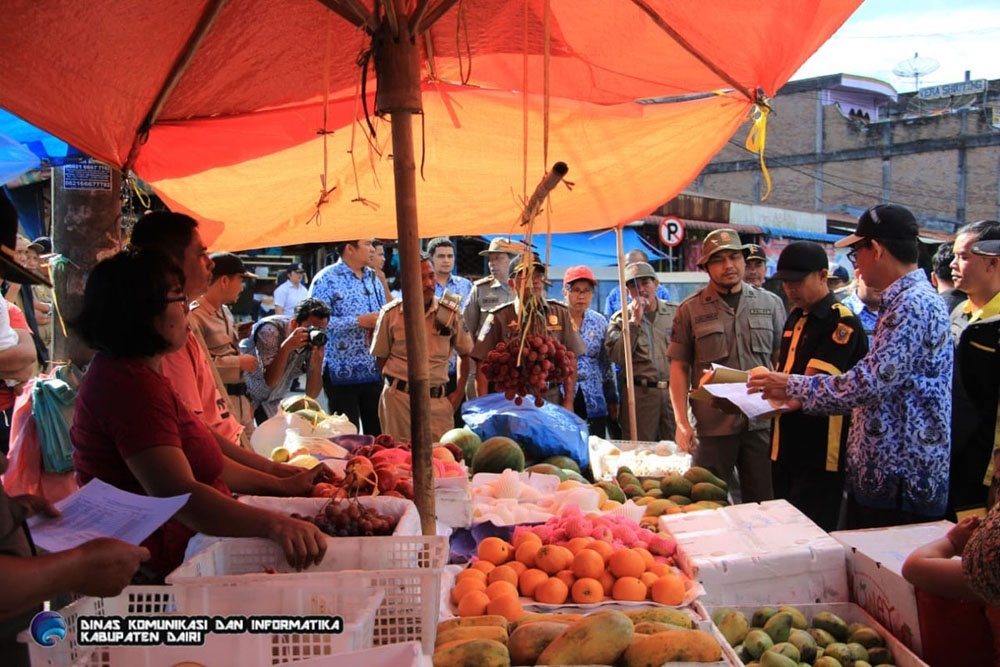 Pemkab Dairi Mulai Realisasikan Penataan Pasar Sidikalang