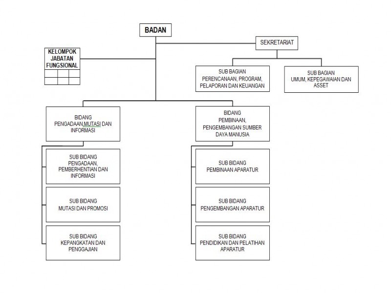 Struktur Organisasi BKPSDM